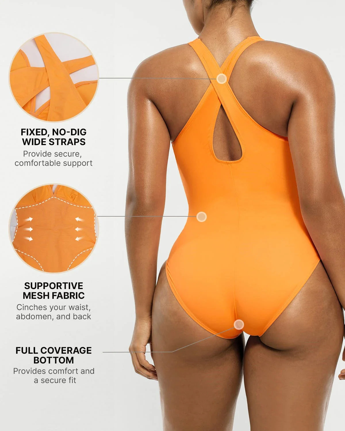Smart Sculpt Plunge Corset Shaping Swimsuit
