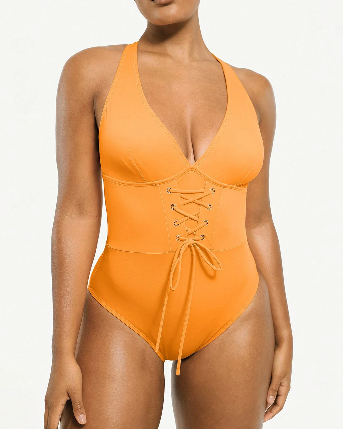 Smart Sculpt Plunge Corset Shaping Swimsuit