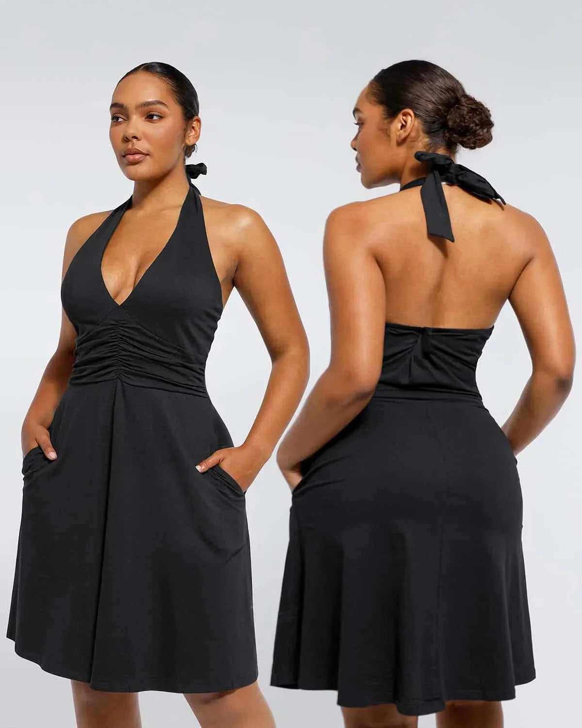 AirSlim® Deep Plunge Low-Back Thong Bodysuit